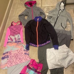 Lots of Ivivva clothing